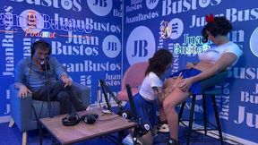 Petite influencer chokes on a big cock Emma Fiore special Juan Bustos Podcast