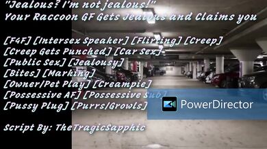 Jealous Raccoon GF Growls Pet Play Possessive Car Sex Claiming You Intersex Futanari F4F