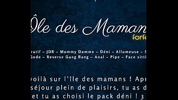L&#039_&Icirc_le des Mamans II - French audio denial reverse gang bang