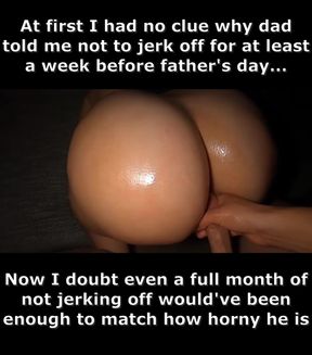Daddy takes advantage of son's bimbo girlfriend