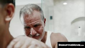 DisruptiveMovie.com - Stepdad Dale Savage deepthroats stepson Brandon Anderson'_s massive cock