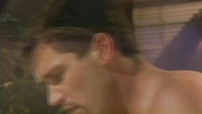 Busty vintage star office table sex with intense desire