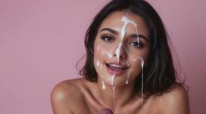 Goth AI Girl Can't Get Enough Cock And Cum