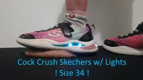 LittleShoes - Cock Crush Skechers Lights Size 34 | 020A