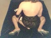 sissy dildo ride session