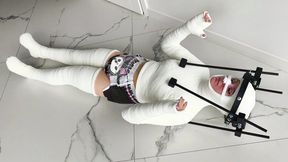 Body cast with Halo brace