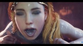 Blonde Amazon Stepmom - ( Hardcore 3d Animation ) Porn Reacts