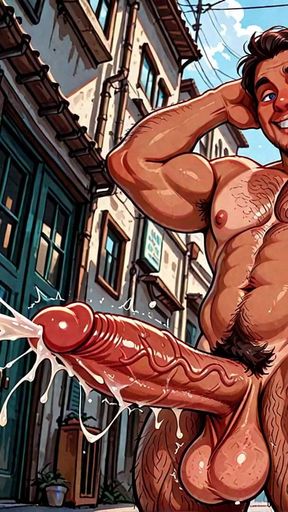 Horny Naked Cartoonish Hot Men