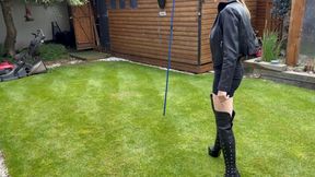 Stripped naked and made to worship my killer boots