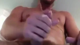 Amateur Guy Strokes His Big Cock to a Cumshot