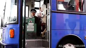 Nami Hoshino Gets Face-Fucked By Stranger On Busy Bus Ride