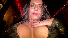 dominant vampire gooning joi. big tits, black leather, smoking and sparkling claws