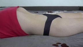 Show your belly flat and then inflate your big belly WMV HD 720p