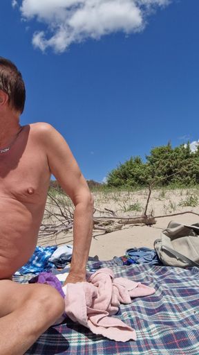 Sex Show Stripchat, Nudist Beach, Shemale and Guy, Gigi and Dave 17-05-2025, P3