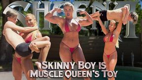 Sheena Skinny Boy Is Muscle Queen's Toy