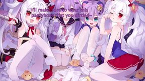 Horny Azur Lane Anime Chick Teases With Panty Clad Feet & JOI Fapping Instructions