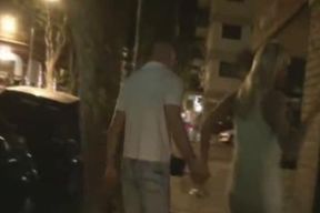 superb Blond gets Picked Up & pokeed Up