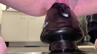 Extreme pussy stretched wide and creamy