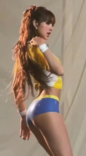 Female athlete in sports uniform