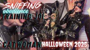 Sniffing Obedience Training with Catwoman JOI