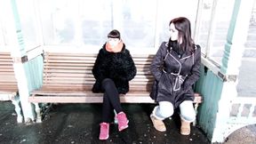 Lesbian MILF Licks Nice Hairy Pussy and Fucks Her with Strapon