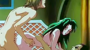 Alien invaders probe horny slut with dirty tentacles