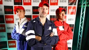 Race to orgasm with Kenzo Alvarez, Arno Antino, and Liam Alyesto