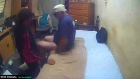 quick blowjob visit - she gets mouthful of cum