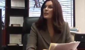 Lesbian office seduction