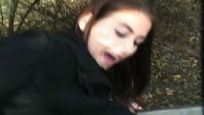 Teenenger Fucked in the Park and Squirted in Mouth