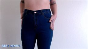 High Waist Blue Jeans Worship
