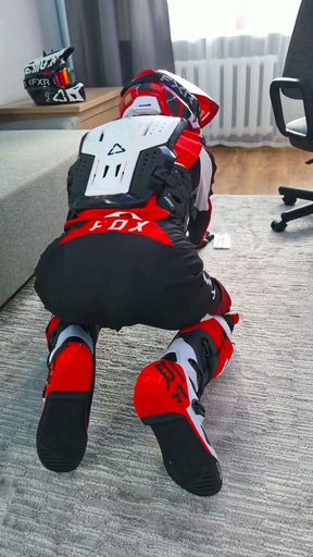 Playing with Motorcycle Boots
