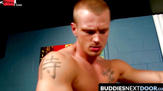Alpha Pleasure Muscular Studs Unite for Raw, Bareback Action
