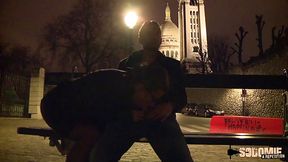 Big ass and boobs brunette MILF in stockings gets fucked in the ass