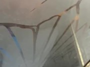 outside jerk off cum in rv
