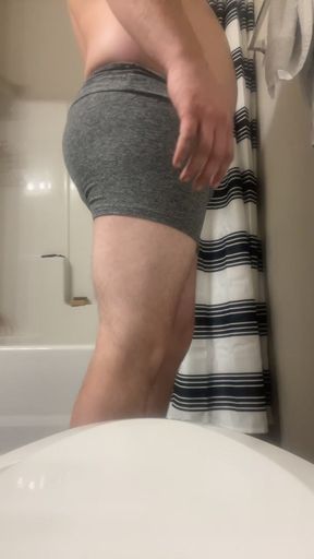 thong in bubble butt