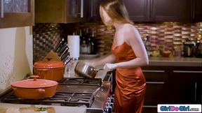 Lesbian gfs celebrate with pussy licking