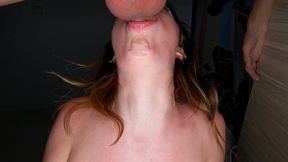 Kissallisse Was so Engrossed in Sucking That She Took a Huge Throatpie