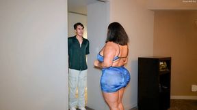 Penthouse Milly, the stunning ebony mature with a big booty, gets fucked and rides cock savage