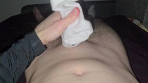 phantomgentx sock cum command! hot master cums inside white puma sock & orders to stuff your mouth