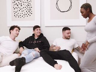 Virginal Black Craves To Fulfill Her Dream Of Being The Star Of A Wild Team fuck