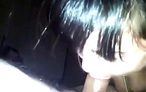 Asian milf prostitue blowjob