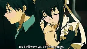 Hot maid takes enormous dick in various positions