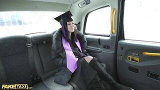 Fake Taxi University Graduate Melany Mendes Strips Off Her Robes