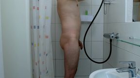 I take a shower