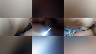 estudiante lesbiana, tomada recibe verga por el culo.