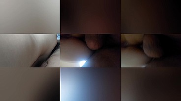 estudiante lesbiana, tomada recibe verga por el culo.
