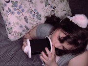 ASMR Sensual Ear Licking in Pyjamas 😺❤️ - AngeASMR