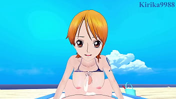 Nami and Nico Robin intense sex. - One Piece POV Hentai