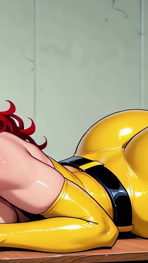 Yoghurt Party: 3D Comic Latex Vigilante POV (4k, Uncensored Ai Hentai)